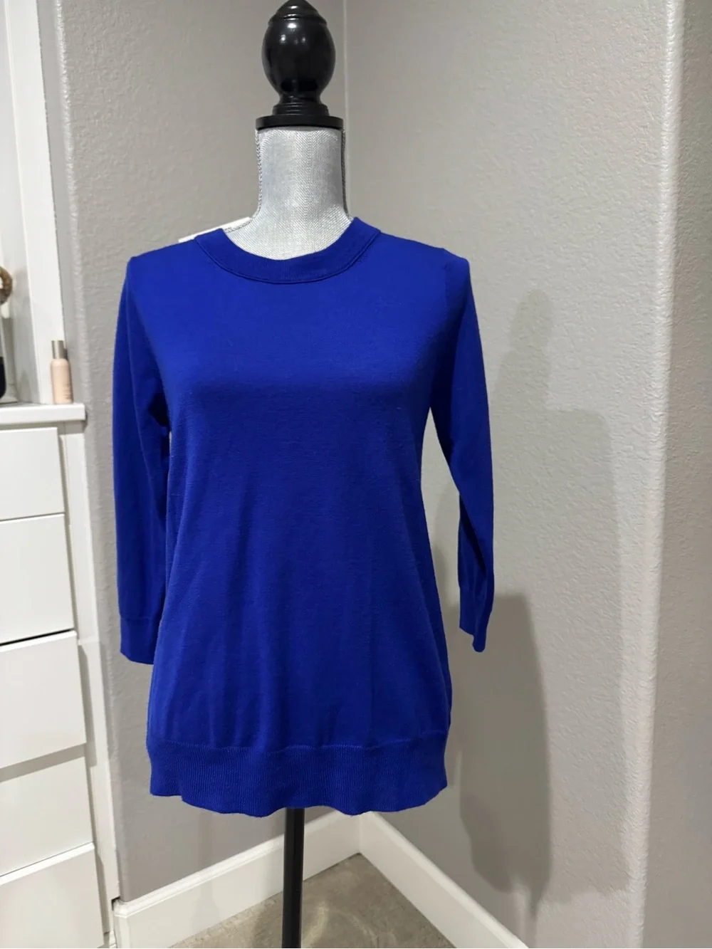 J. Crew Bright Royal Blue Crewneck Pullover